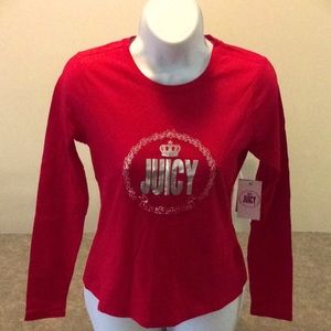 women juicy couture crew neck long sleeve shirt 💕